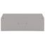 End and intermediate plate 2.5 mm thick gray thumbnail 2