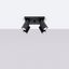 CEILING LAMP WITH FOUR SPOTLIGHTS ON A SQUARE ROSETTLE, CARBON SERIES thumbnail 2