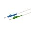 OpDAT patch cord LC-S/LC-S APC OS2, white, 1.0 m thumbnail 1