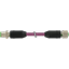 M12 male 0° / M12 female 0° B-cod. shielded PUR 1x2xAWG24 vt 41m thumbnail 2