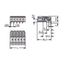THT female header;1.0 x 1.2 mm solder pin;angled;light gray thumbnail 2