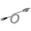 Ethernet Cat.5 cable, PVC, M12 straight plug / RJ45 plug, 5 m, yellow, thumbnail 1