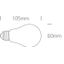 RETRO LED 6,5W AMBER E27 230V DIMMABLE thumbnail 2