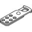 Padlock unit suitable for all plugs, sockets with handle and enclosed switches. Shackle for up to 6 padlocks. thumbnail 1