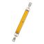 LED R7s Glass 14x118 240V 7W 2700K thumbnail 1