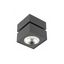 LED luminaire BIANCO, 15 W, 1500 lm, 4000K, IP20, square, black thumbnail 1