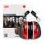 3M™ PELTOR™ Earmuffs, Red, Helmet Mounted, X3P3 thumbnail 6