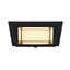 ALAMEA LED Recessed ceiling luminaire, black, 3000K, 45W thumbnail 1
