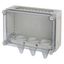 KST43-150 Panel enclosure, with gland plate and cable glands, HxWxD=250x375x175mm thumbnail 3