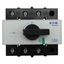 DMM-125/4+CM Switch-disconnector, DMM, 125 A, 4 pole, With blue rotary handle (Type C) and drive shaft, Vertical connection thumbnail 8