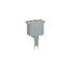 Empty component plug housing 10 mm wide 2-pole gray thumbnail 2