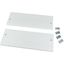 XMC0606-BS Snap-on cover, closed, BS, HxW=150x600mm, grey thumbnail 2