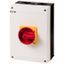 T5-3-8342/I5-SI Safety switch, T5, 100 A, 6 pole, Emergency switching off function, With red rotary handle and yellow locking ring, Lockable in position 0 with cover thumbnail 1