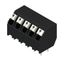 Printed circuit board terminals, 5.08 mm, Number of poles: 5, 135°, Solder pin length (l): 3.5 mm, black, PUSH IN with actuator, Clamping range, max. : 1.5 mm², Tube thumbnail 3