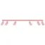 Ceiling lamp RING 6L pink thumbnail 1