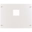BPZ-NZM1-800-MH-W Mounting plate + front plate for HxW=200x800mm, NZM1, horizontal, white thumbnail 2