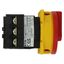 On-Off switch, P1, 40 A, flush mounting, 3 pole, Emergency switching off function, With red rotary handle and yellow locking ring, Lockable in the 0 ( thumbnail 14