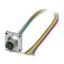 SACC-SQ-M12FS-8CON-20/0,5 - Device connector front mounting thumbnail 2