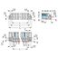 THT female header straight Pin spacing 5 mm light gray thumbnail 2