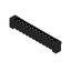 PCB plug-in connector, male header, Flange, THT/THR solder connection, 5.08 mm, Number of poles: 12, 180°, Solder pin length (l): 3.2 mm, tinned, black, Box thumbnail 4