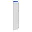 Sheet steel door left for 2 door enclosures H=2000 W=500 mm thumbnail 4