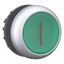 M22-DRL-G-X1 Illuminated pushbutton actuator, RMQ-Titan, Flush, maintained, green, inscribed, Bezel: titanium thumbnail 6