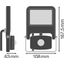 FLOODLIGHT VALUE SENSOR 10 W 4000 K IP44 BK thumbnail 4