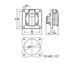 Schuko ICD 16A 2P+Ra 250V IP54 75x75 Zw QC Ni thumbnail 3