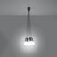 HANGING LAMP DIEGO 5 GRAY E27 5X60W IP20 thumbnail 3