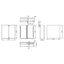Wall-mounted enclosure 2 doors IP54 H=1000 W=1000 D=300 mm thumbnail 5