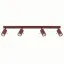 Ceiling lamp RING 4L burgundy thumbnail 1