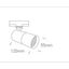 WHITE MR16 GU10 10W TRACK SPOT DARK LIGHT thumbnail 2