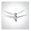 WHITE WOOD WHITE ROD FAN 35W LED 22W CCTV IP20 230v thumbnail 1