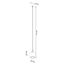 HANGING LAMP ALINO 1 BLACK E27 1X60 IP20 thumbnail 6