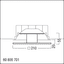 PANOS INF DEKOGLAS AM Q190 L - Decorative glass attachment thumbnail 3
