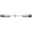 M12 male 0° / M12 female 0° A-cod. shielded F & B PVC 0.5+0.25 gy 20m thumbnail 1