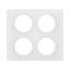 PLATE 2X2 GANG ENAMELLED WHITE thumbnail 4