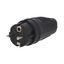 Fork 1107 IP44, RUBBER, black thumbnail 2