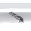 Building-in aluminum profile for 2 LED strips, wing profile MEDIUM, length 2m thumbnail 2
