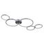 Modern Olympia Ceiling Lamp Nickel thumbnail 3