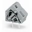 Stackable PCB terminal block 2.5 mm² Pin spacing 10/10.16 mm gray thumbnail 4
