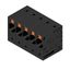 Printed circuit board terminals, 10.00 mm, Number of poles: 5, 90°, Solder pin length (l): 5 mm, black, PUSH IN without actuator, Clamping range, max. : 16 mm², Box thumbnail 4