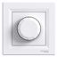 Dimmer white with frame 20-315W Asfora EPH6600121 Schneider thumbnail 1