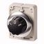 M30C-FW3 Changeover switch, RMQ-Titan, With rotary head, momentary, 3 positions, inscribed, Metal bezel thumbnail 1