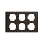 PLATE 2X3 GANG MAT BLACK thumbnail 10