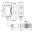 Photoelectric Sensor Diffuse Mode Sensor with Fixed-Field Background Suppression   VS8APFF15Q3 thumbnail 1