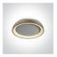 BRUSHED GOLD PLAFO LED 30W CCTV IP20 230V DIMMABLE thumbnail 1