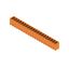 PCB plug-in connector, male header, closed side, THT solder connection, 3.81 mm, Number of poles: 20, 180°, Solder pin length (l): 3.2 mm, tinned, orange, Box thumbnail 2
