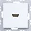 HDMI socket, A.x/C.x, light white glossy thumbnail 1