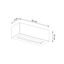 WALL LAMP VEGA 30 CONCRETE E27 1X60W IP20 thumbnail 6